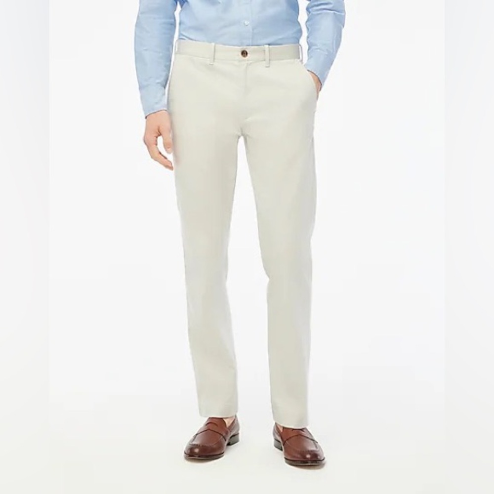 NWT JCrew Straight-fit flex chino pant Men’s Size 32 x 30 Wash dirt from retail